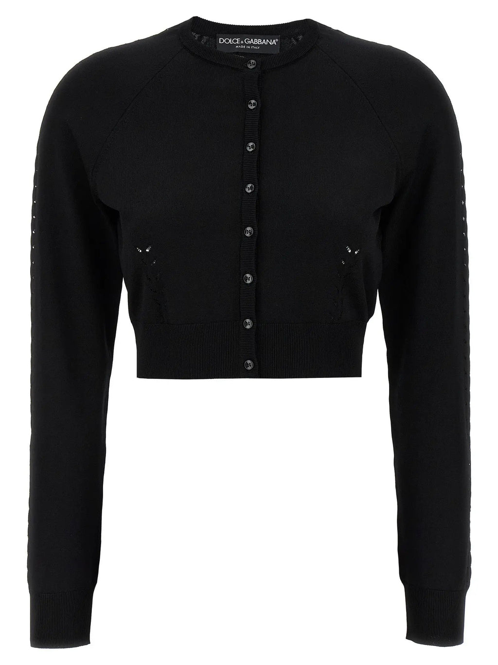 Gilet noir en viscose Dolce & Gabbana