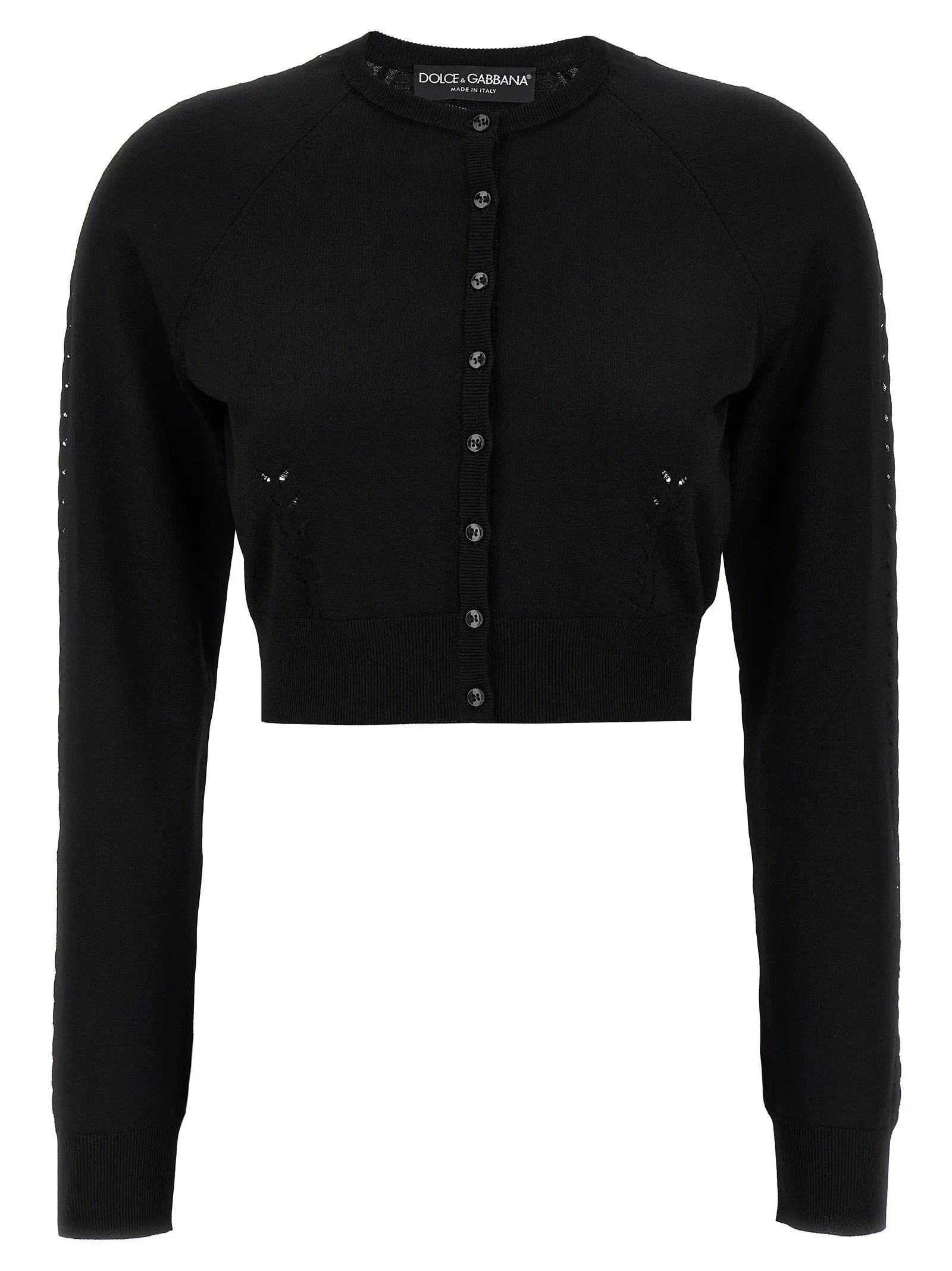 Gilet noir en viscose Dolce & Gabbana