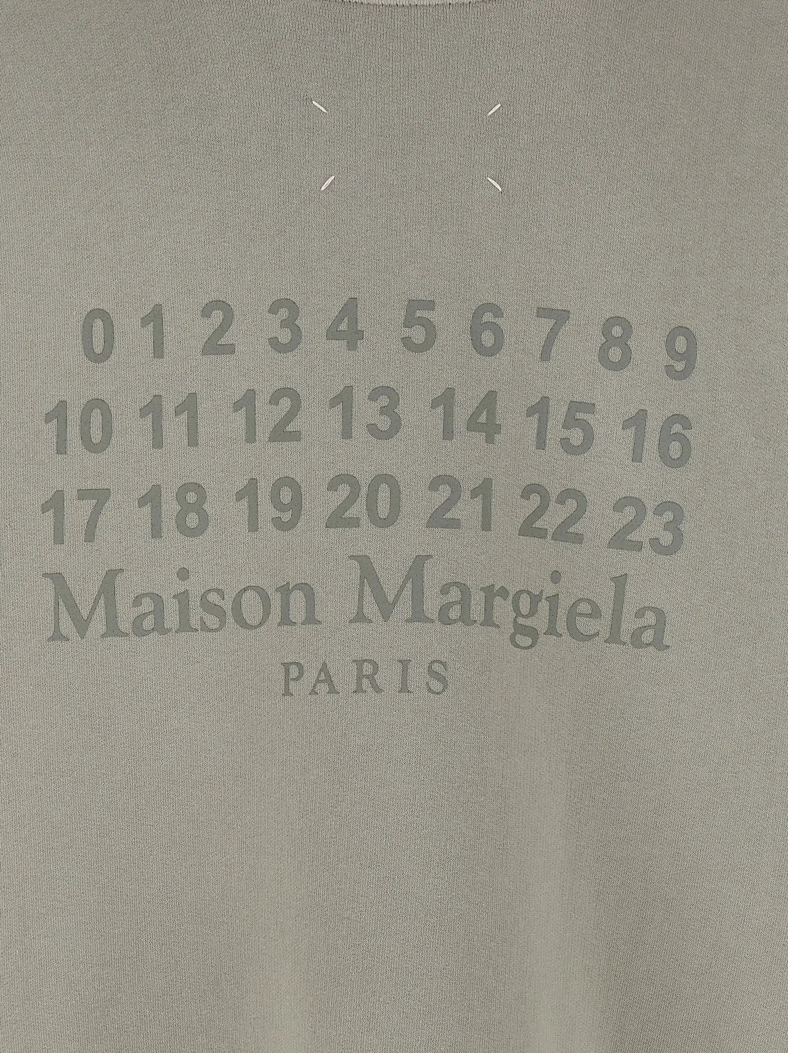 Maison Margiela Gray Cotton Sweatshirt