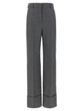 Valentino Garavani Gray Virgin Wool Dress Pants