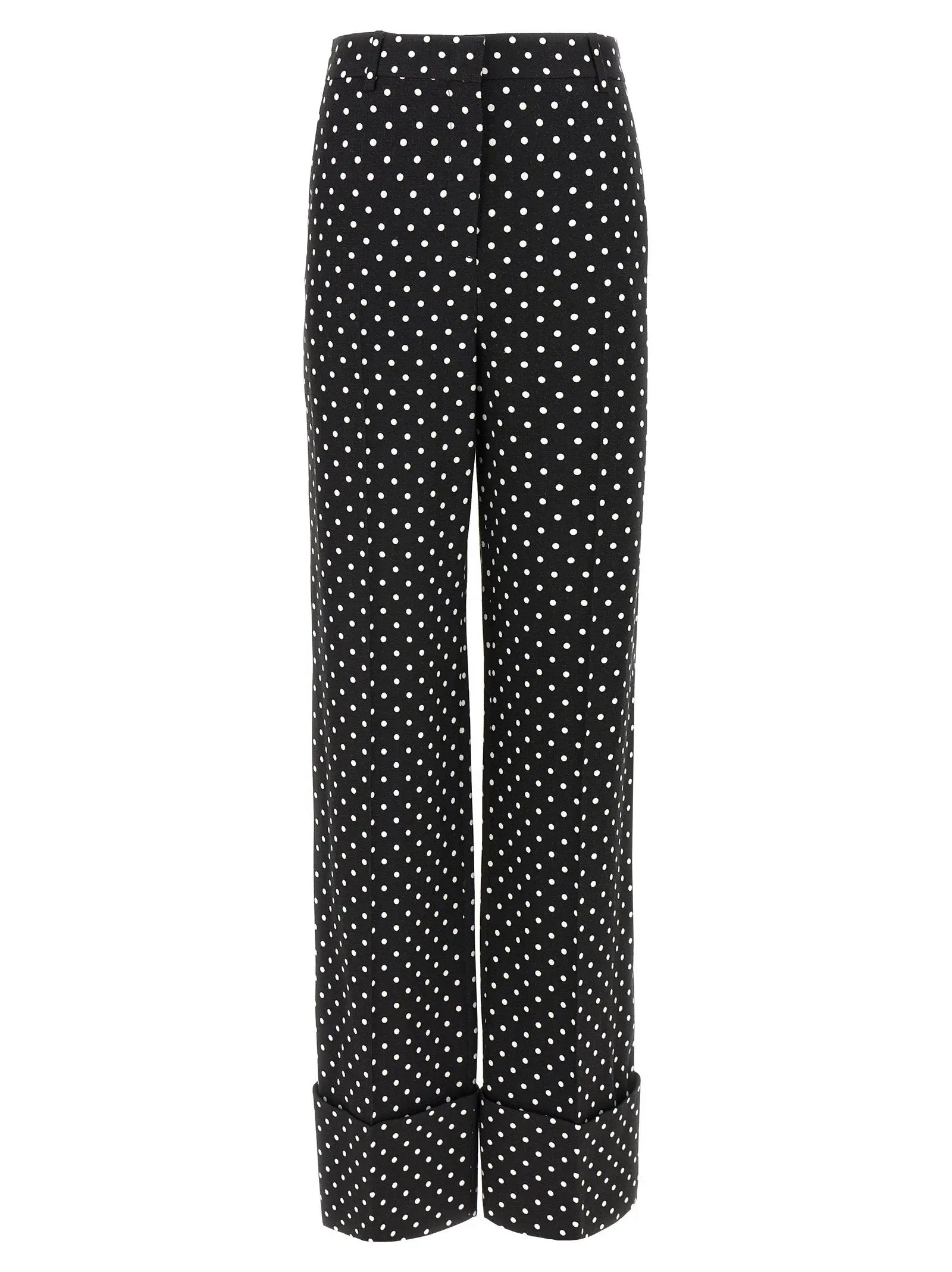 Valentino Garavani Bicolor Viscose Casual Pants