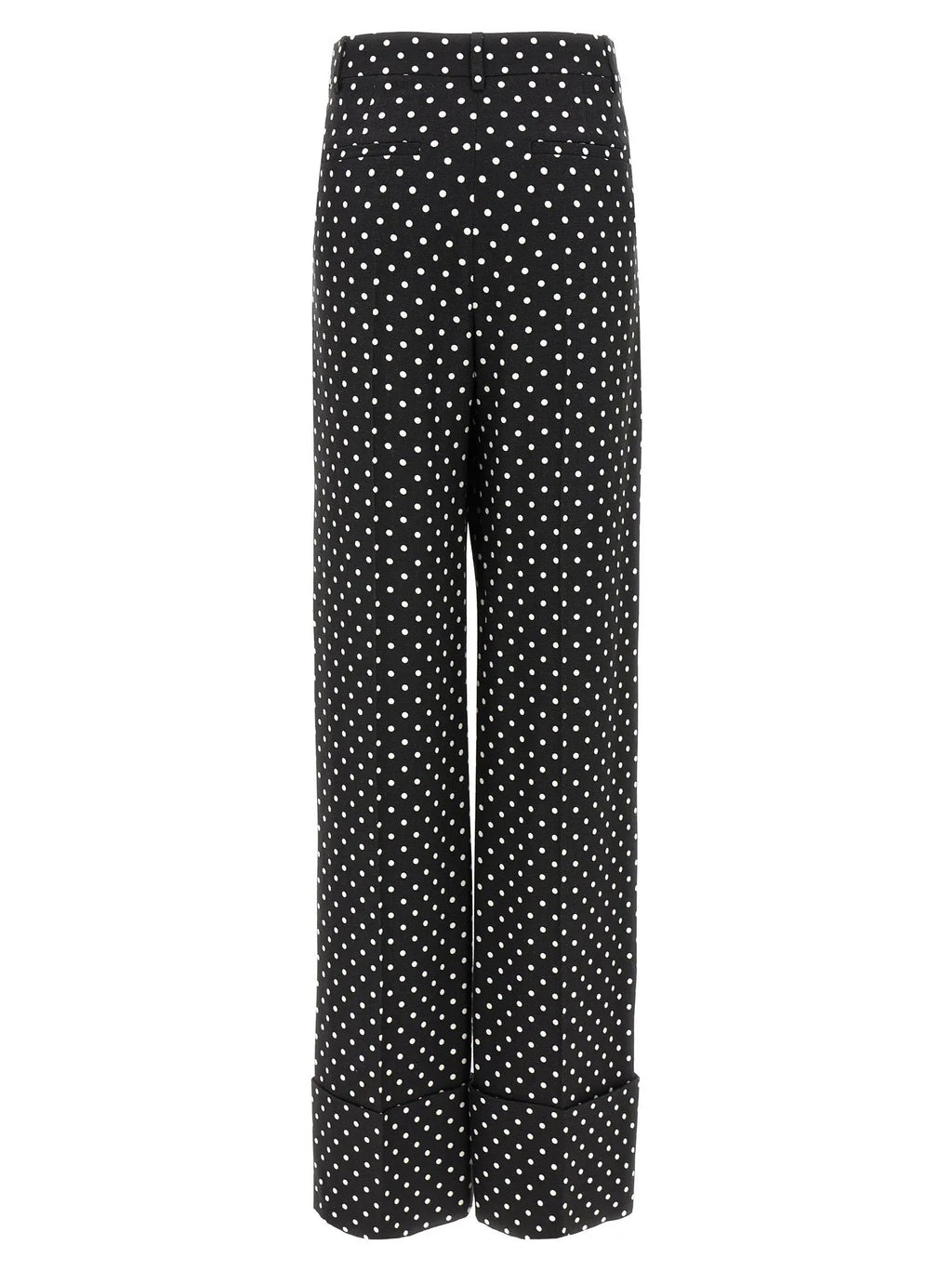 Valentino Garavani Bicolor Viscose Casual Pants