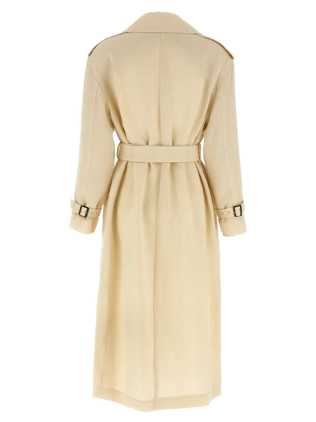 Max Mara Beige Flax Coat