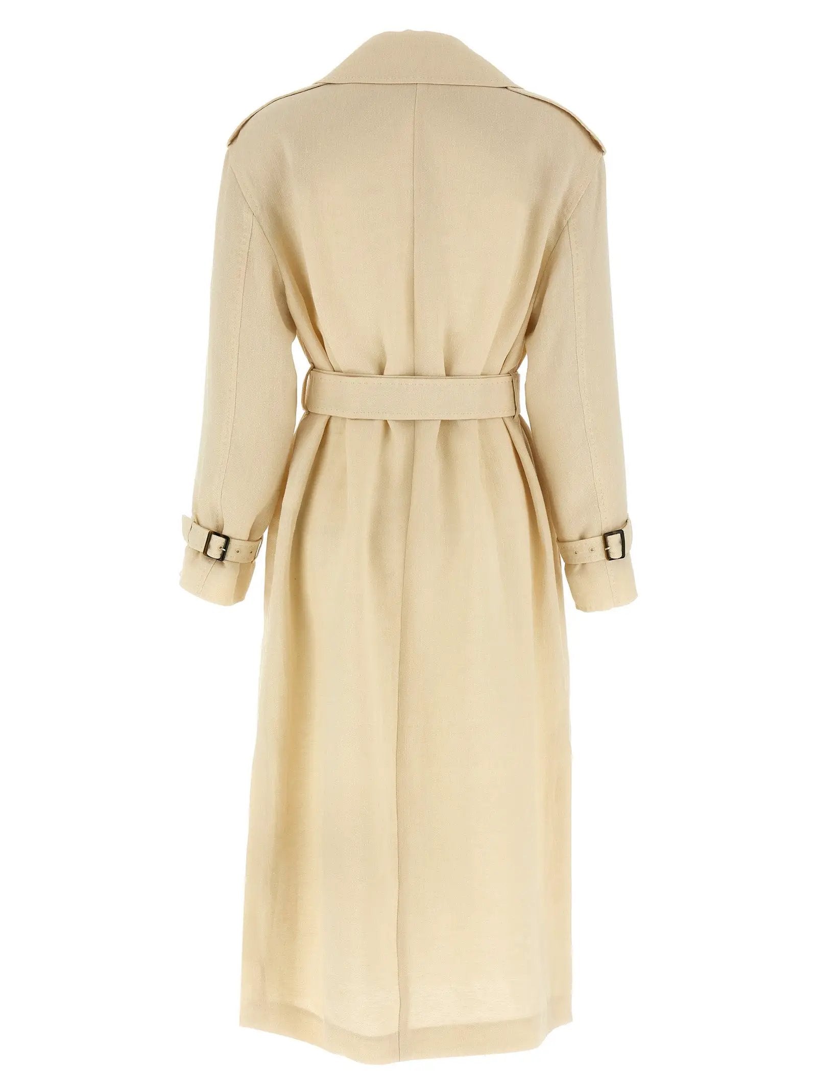 Max Mara Beige Flax Coat
