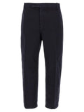 Thom Browne Blue Cotton Casual Pants