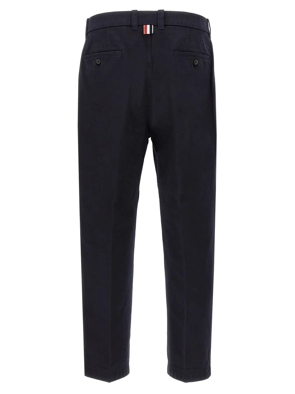 Thom Browne Blue Cotton Casual Pants