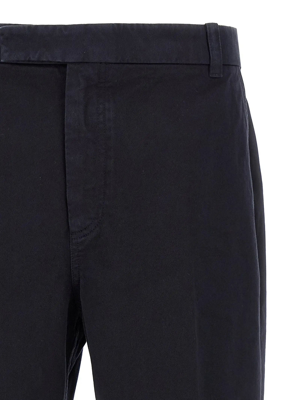 Thom Browne Blue Cotton Casual Pants