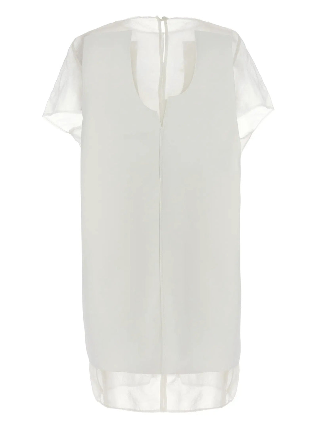 Khaite White Polyester Short Dress
