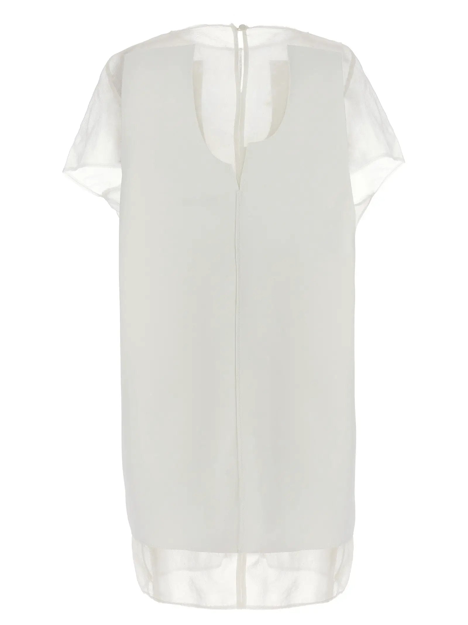 Khaite White Polyester Short Dress