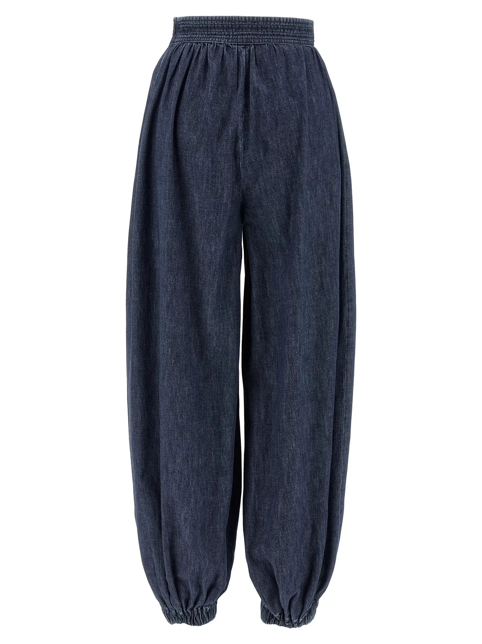 Valentino Garavani Blue Cotton Pants
