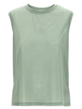 Victoria Beckham Bicolor Cotton Sleeveles T-Shirt
