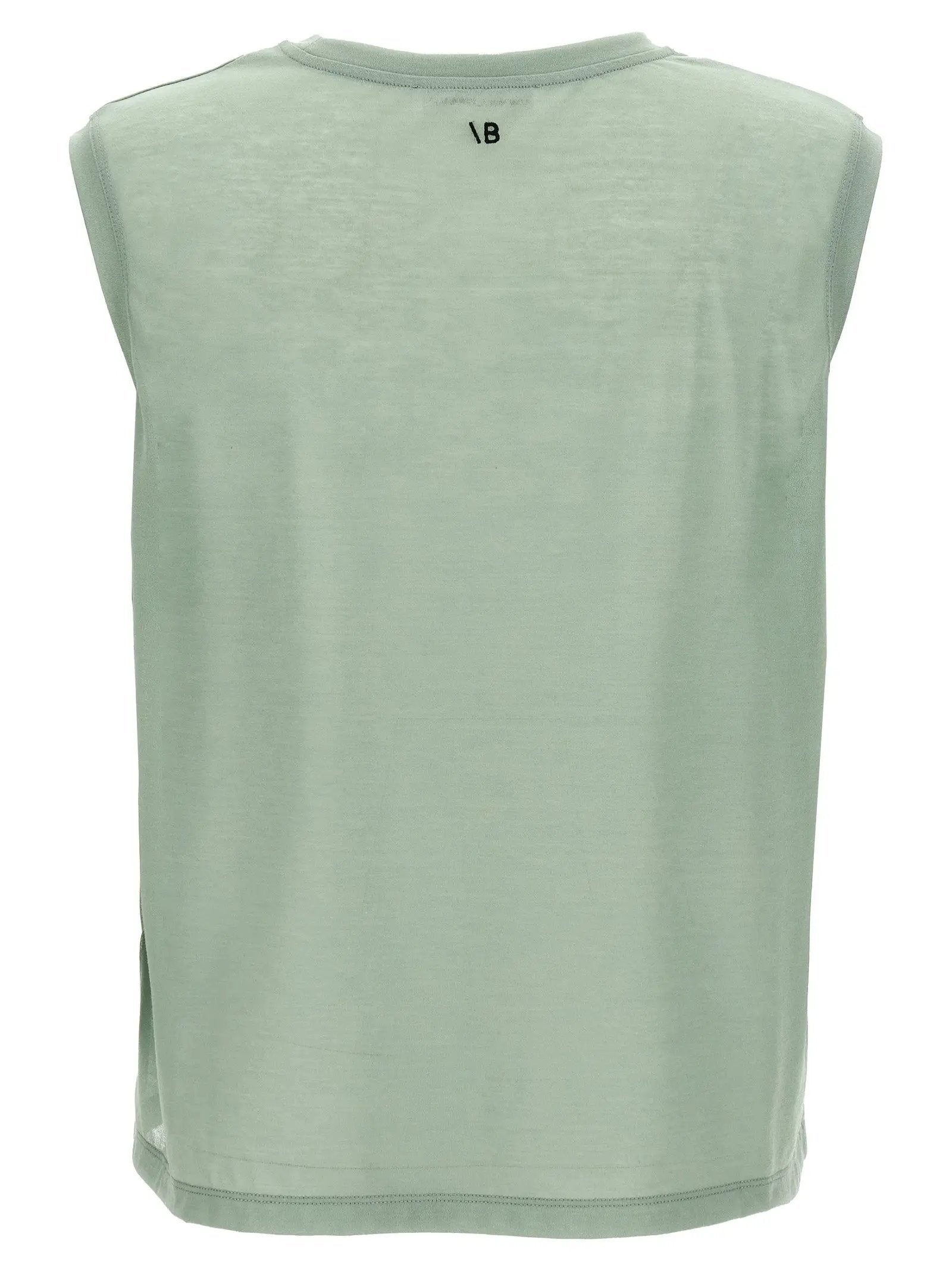 Victoria Beckham Bicolor Cotton Sleeveles T-Shirt