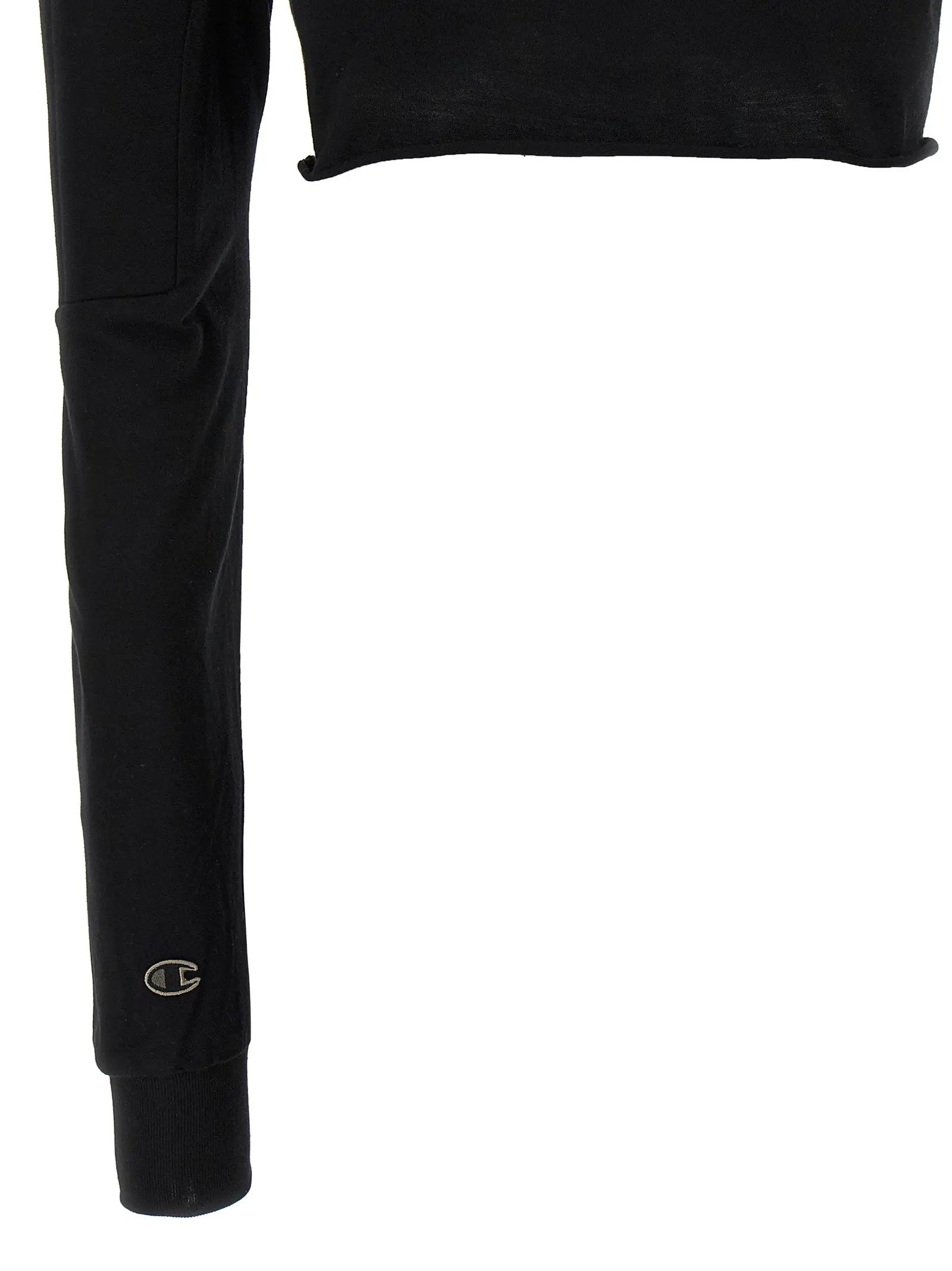 Rick Owens Black Cotton Cardigan