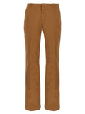 Alexander McQueen Brown Cotton Chino Pants