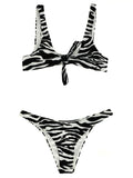 The Attico Bicolor Polyamide Bikini