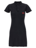 Balenciaga Black Cotton Short Dress