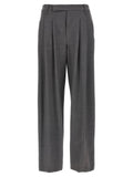 Brunello Cucinelli Gray Virgin Wool Casual Pants