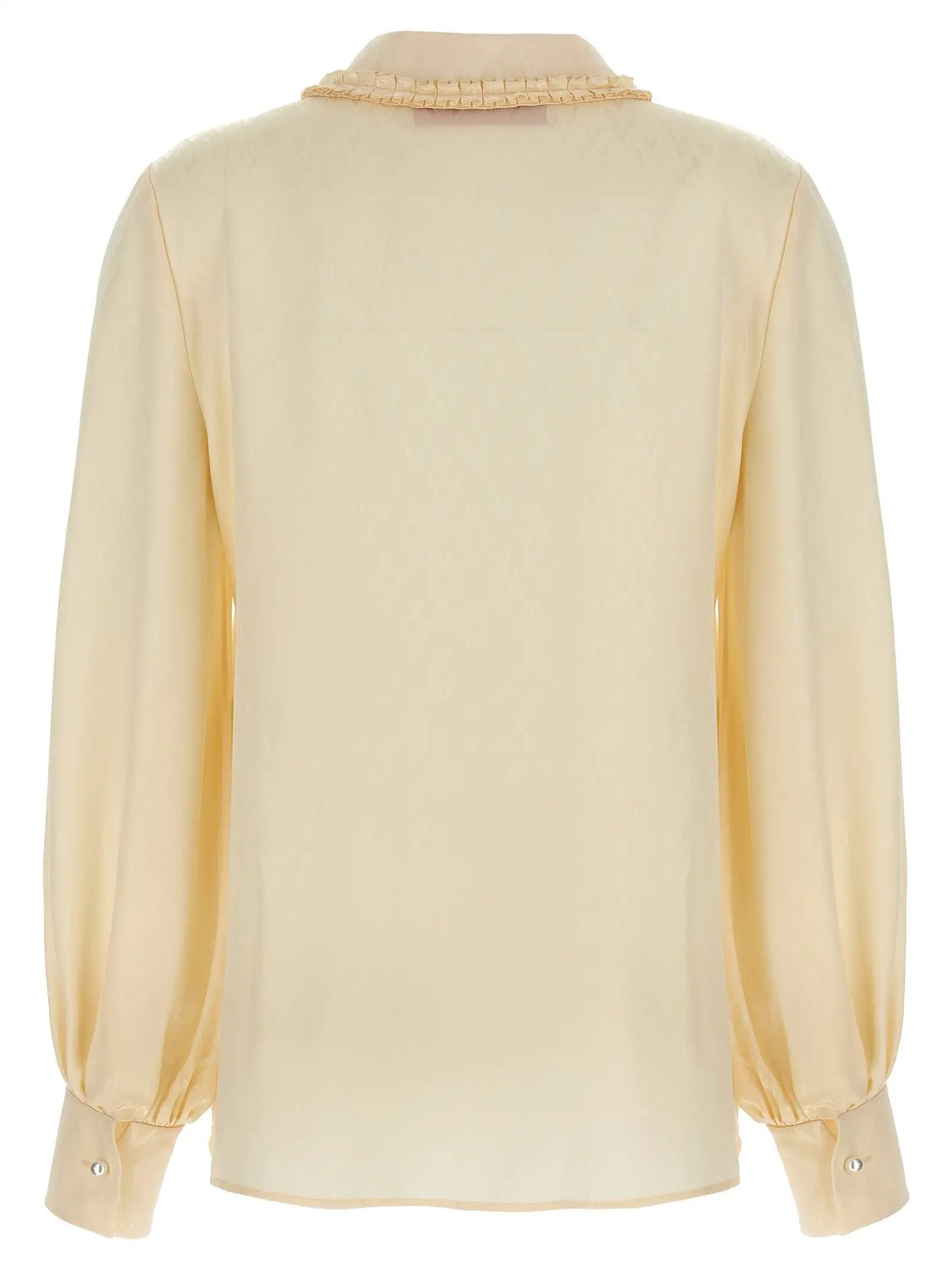 Valentino Garavani Beige Silk Blouse