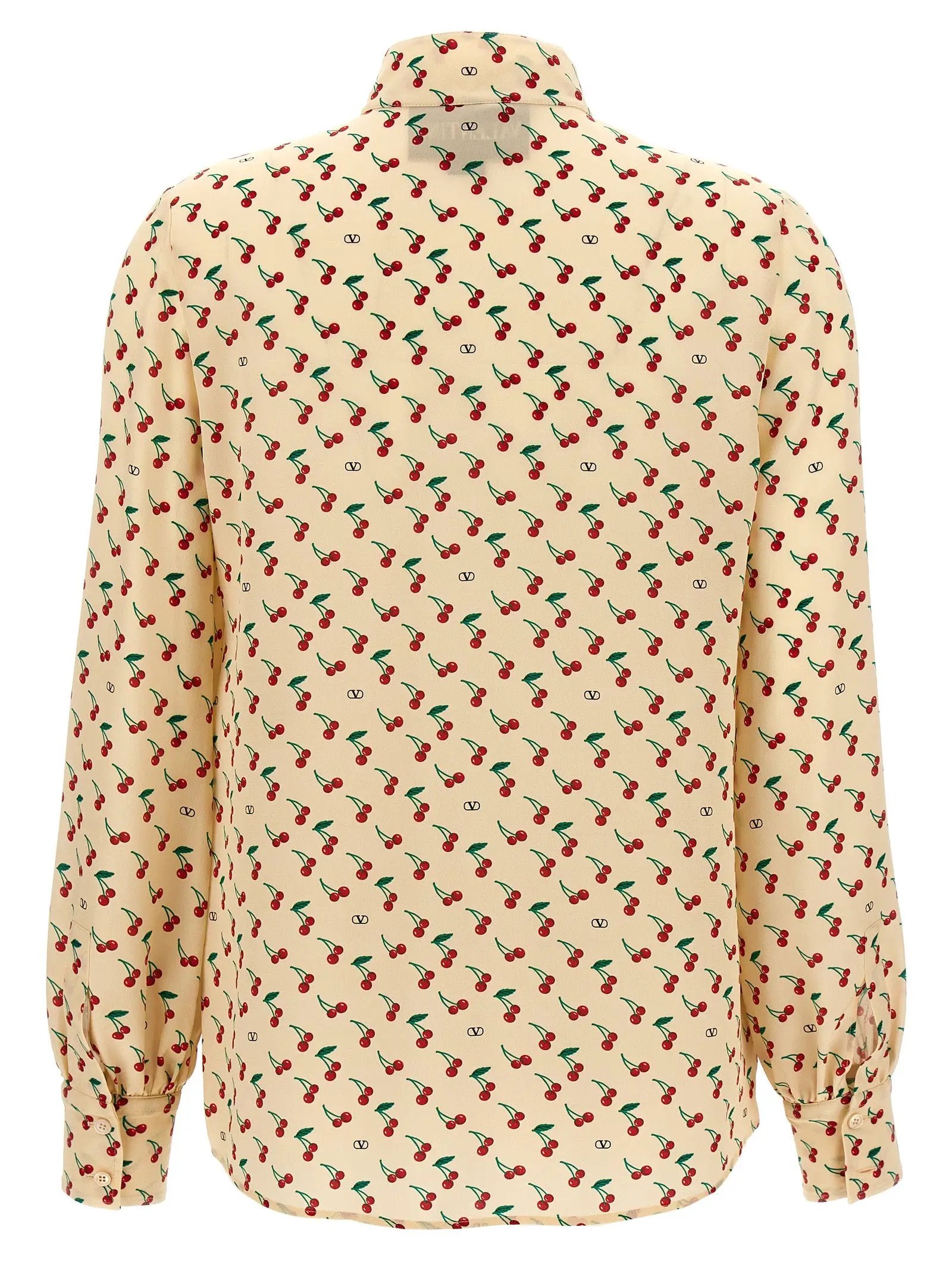Valentino Garavani Beige Silk Blouse