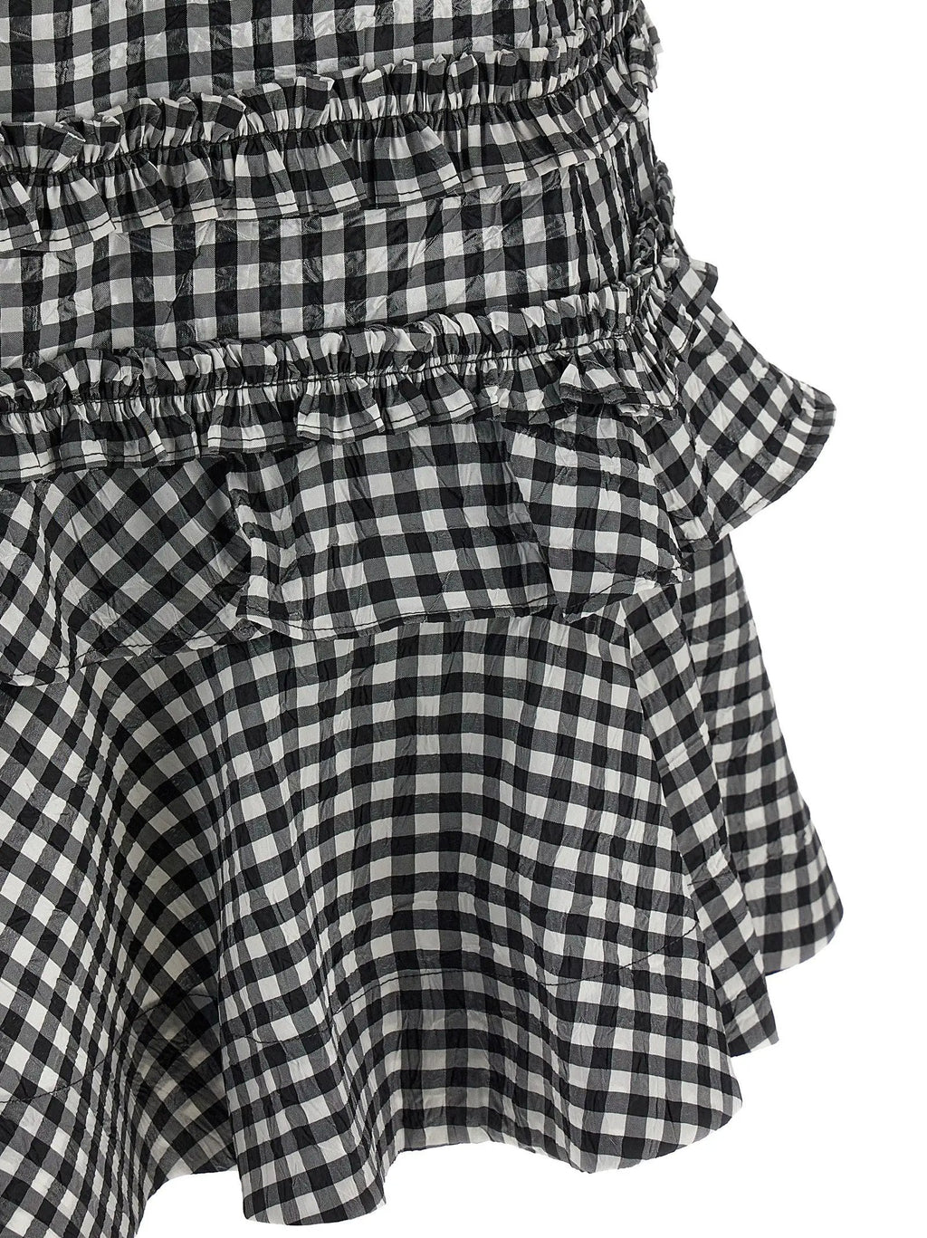 Ganni Bicolor Polyester Short Dress