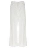 L'Agence White Cotton High-Waisted Jean