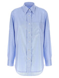 Brioni Blue Cotton Blouse