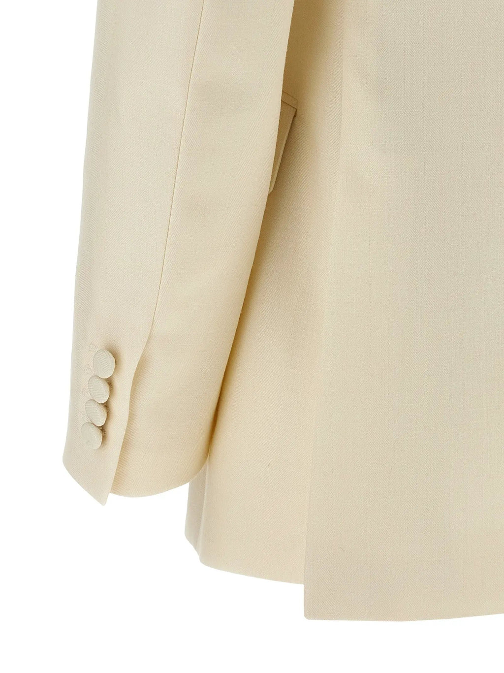 Brioni White Wool Blazer