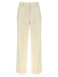 Brioni White Wool Dress Pants