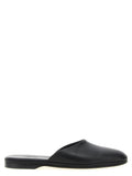 Brioni Black Calfskin Mules