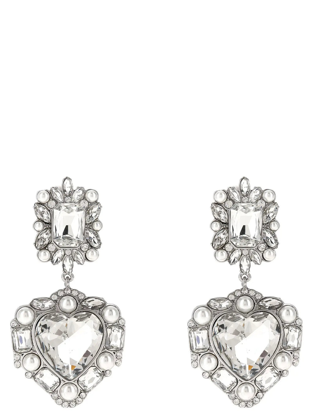 Self-Portrait Silver Cotton Earrings