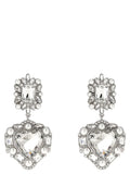 Self-Portrait Silver Cotton Earrings