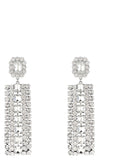 Self-Portrait Silver Cotton Earrings