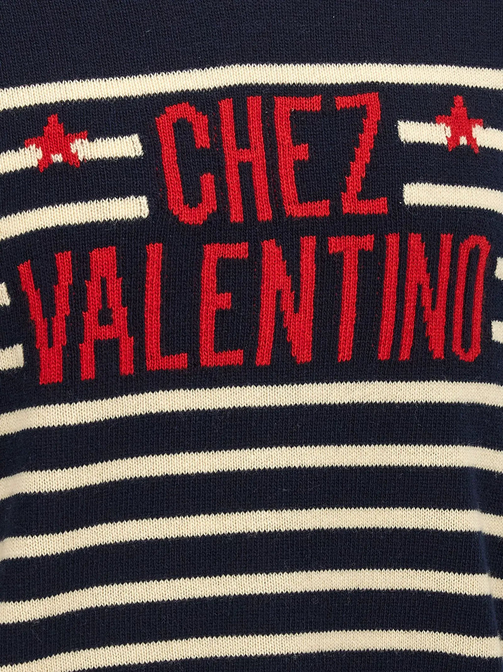 Valentino Garavani Blue Virgin Wool Cardigan