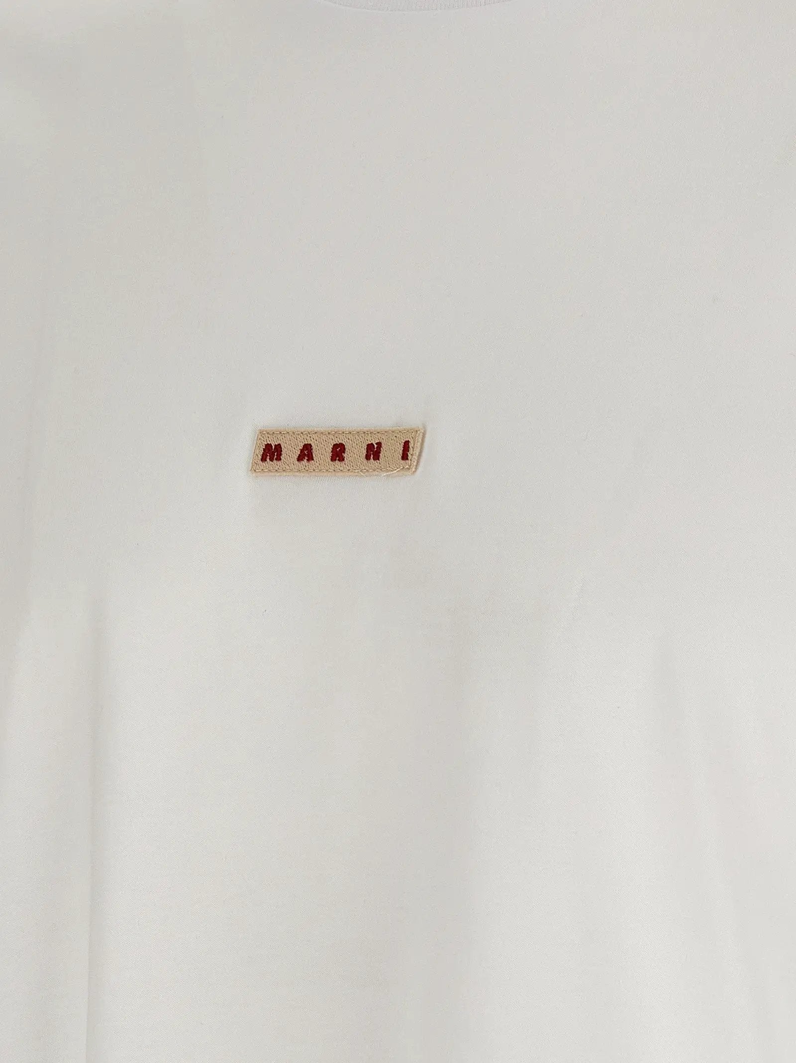 Marni White Cotton T-Shirt