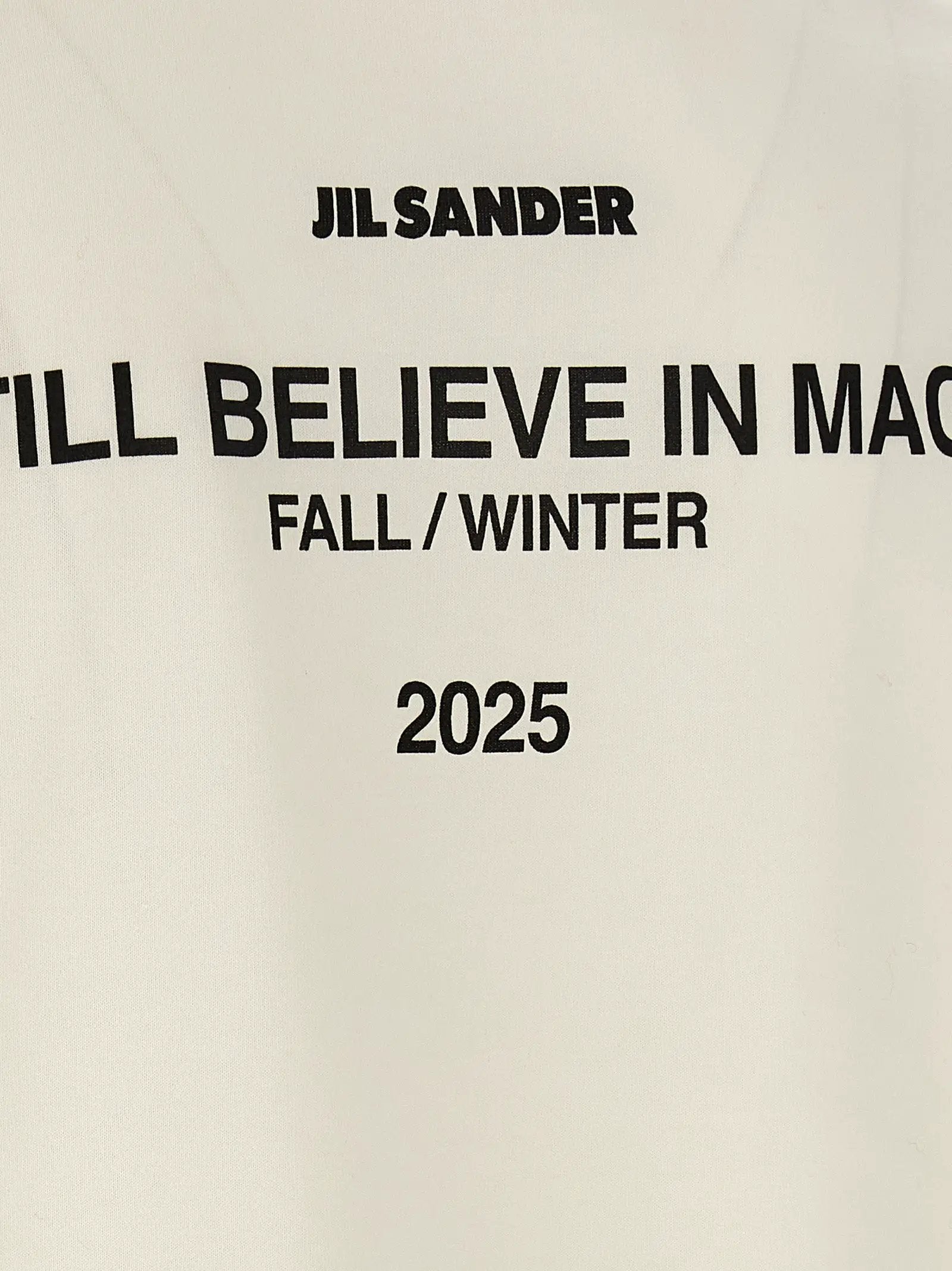 Jil Sander White Cotton Long Sleeve T-Shirt