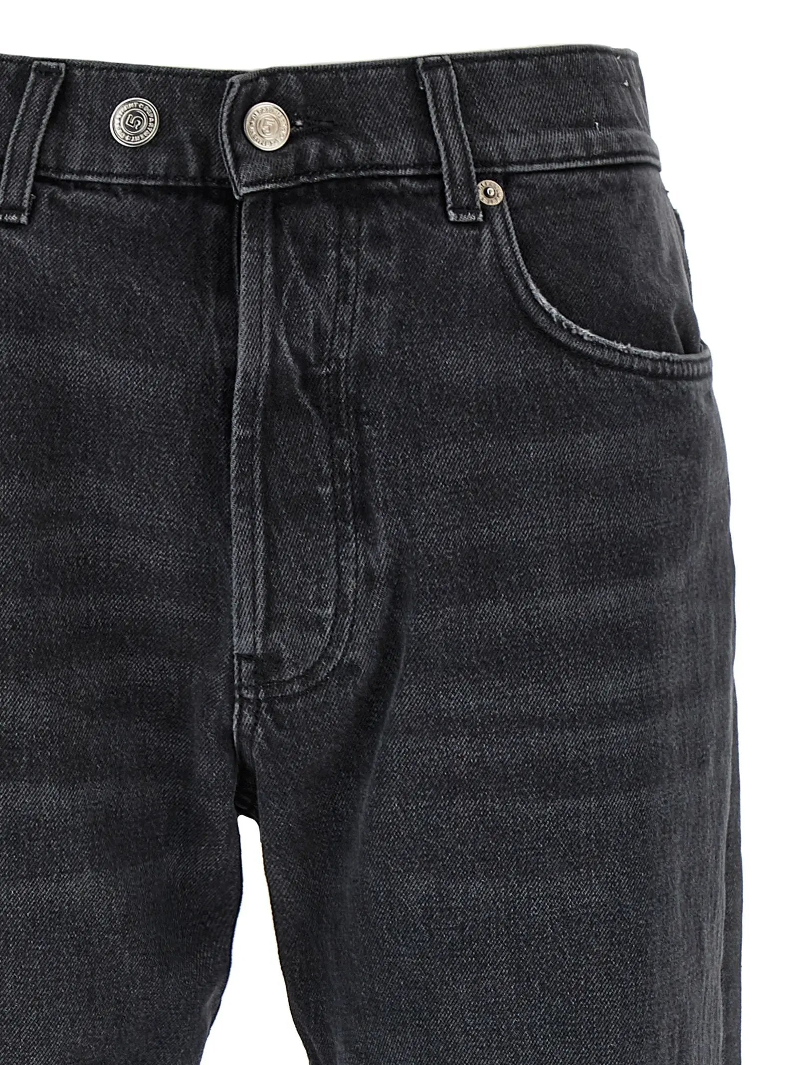 Department 5 Gray Cotton Straight-Leg Jeans