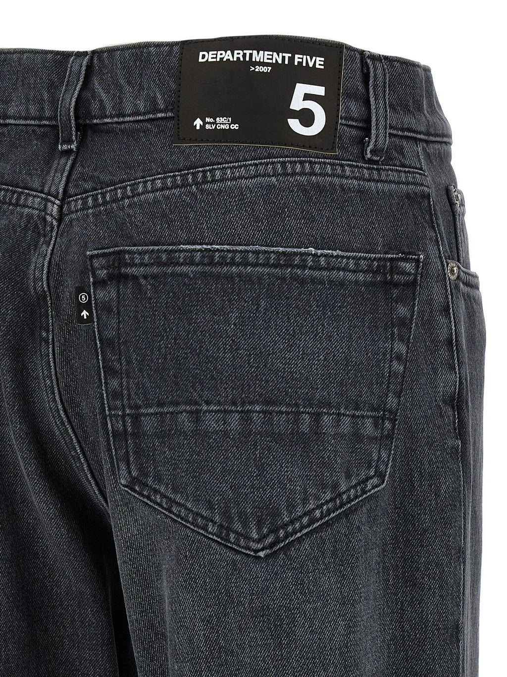 Department 5 Gray Cotton Straight-Leg Jeans