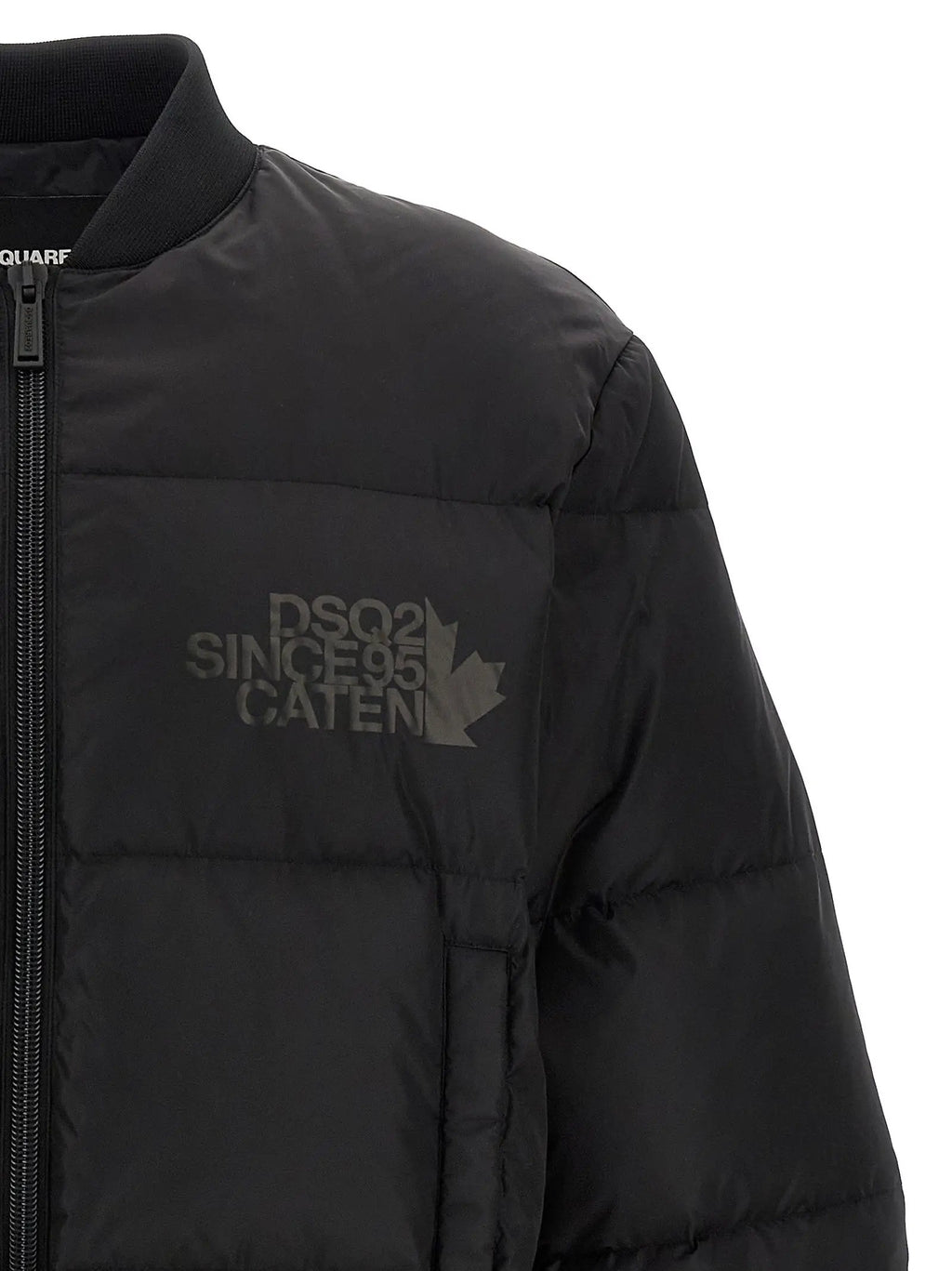 Dsquared² Black Polyamide Bomber