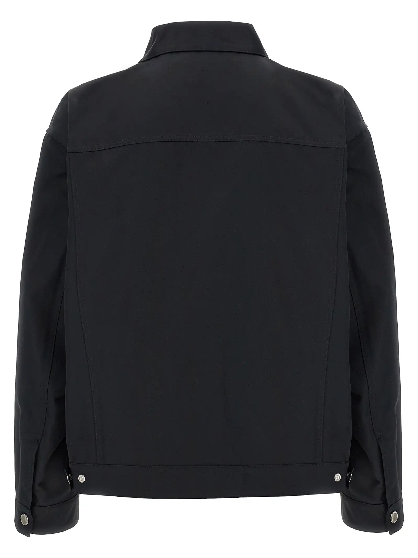 Dsquared² Black Polyester Full-Length Jacket