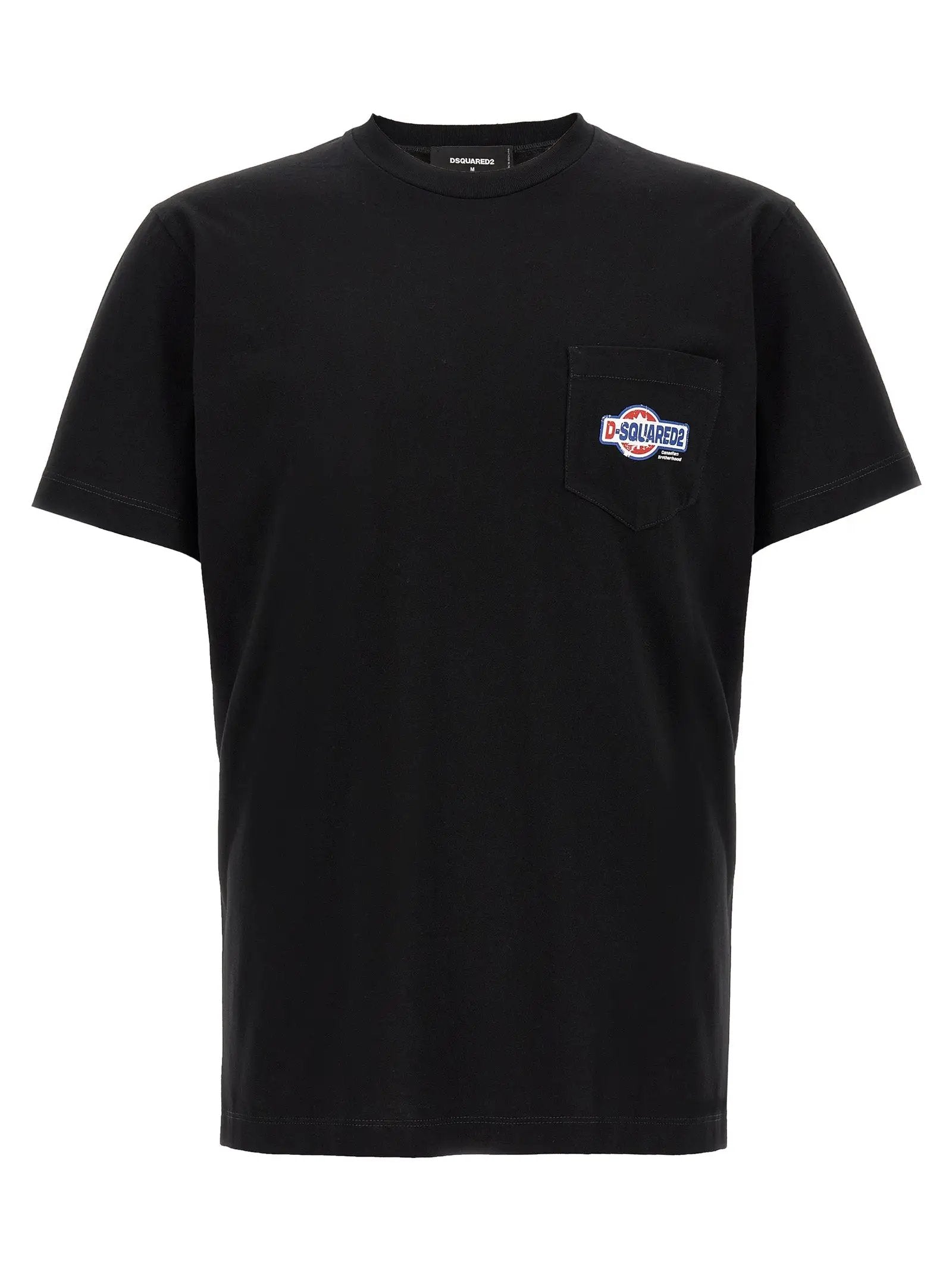 T-shirt en coton noir Dsquared²