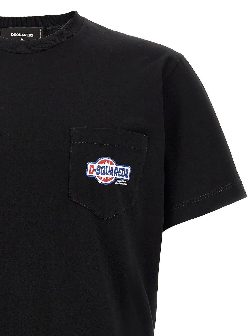 T-shirt en coton noir Dsquared²