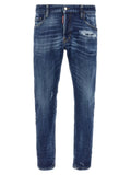 Dsquared² Blue Cotton Skinny Jeans