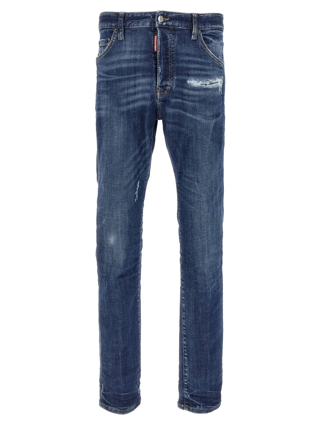 Dsquared² Blue Cotton Slim Fit Jeans