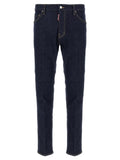 Dsquared² Blue Cotton Slim Fit Jeans
