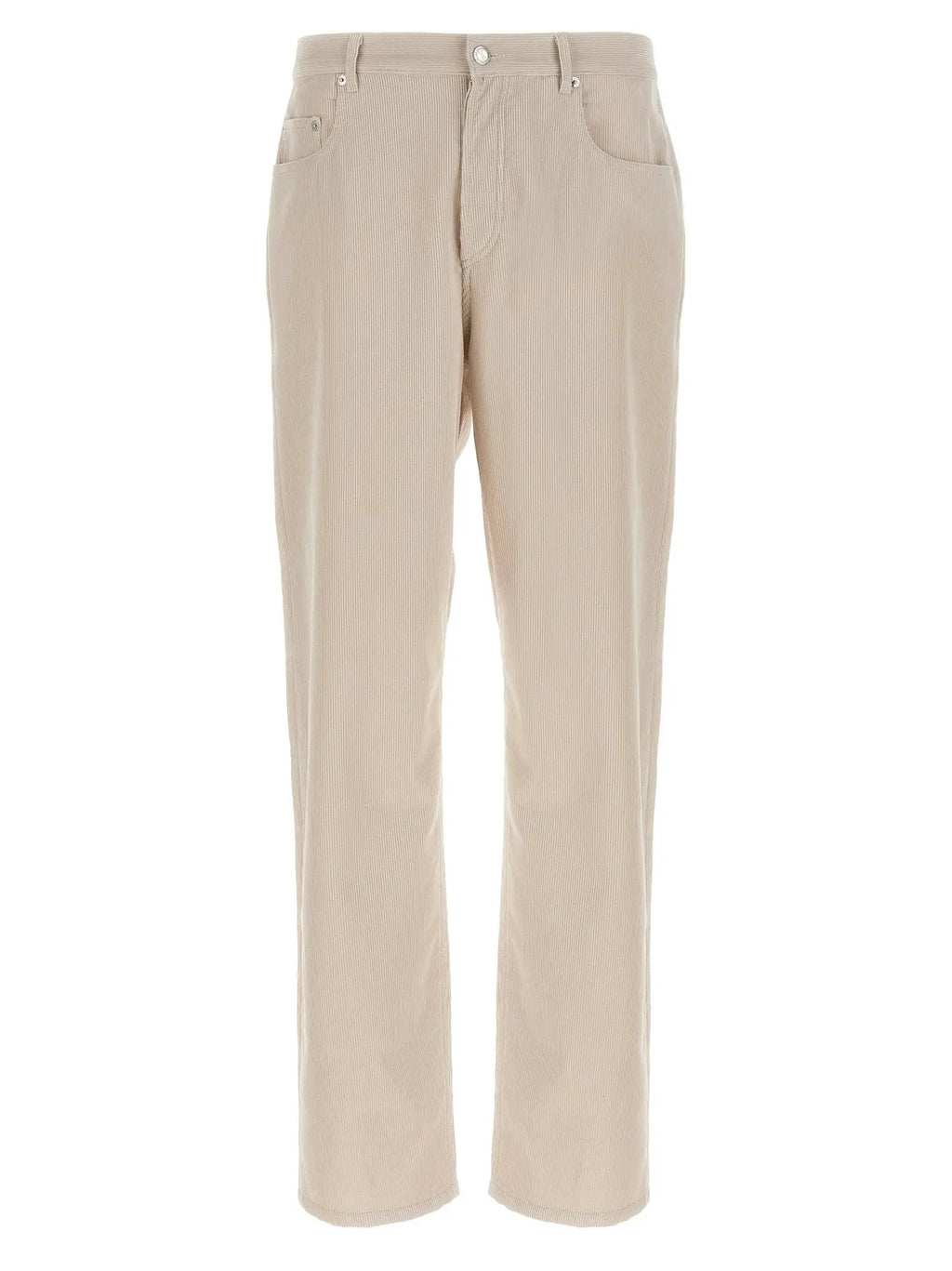 A.P.C. White Cotton Casual Pants