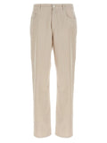 A.P.C. White Cotton Casual Pants