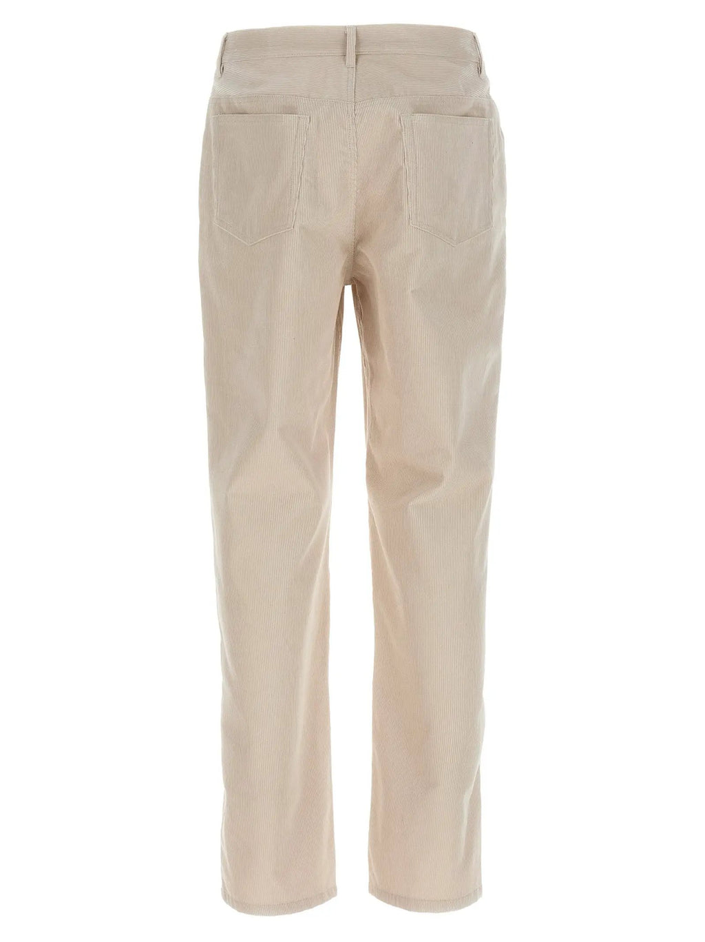A.P.C. White Cotton Casual Pants