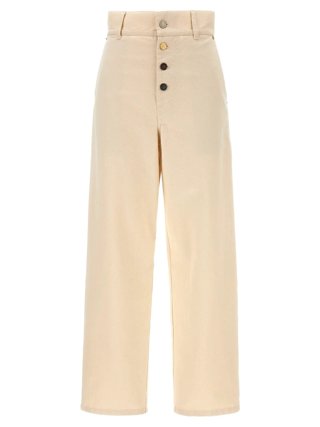 Moschino Beige Cotton Casual Pants