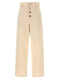 Moschino Beige Cotton Casual Pants
