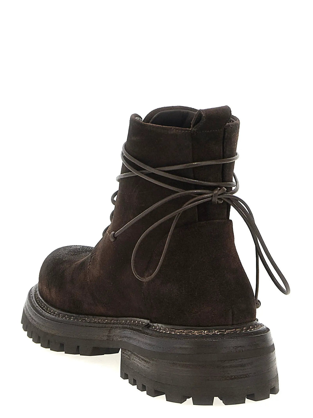 Marsell Brown Cotton Chelsea Boots